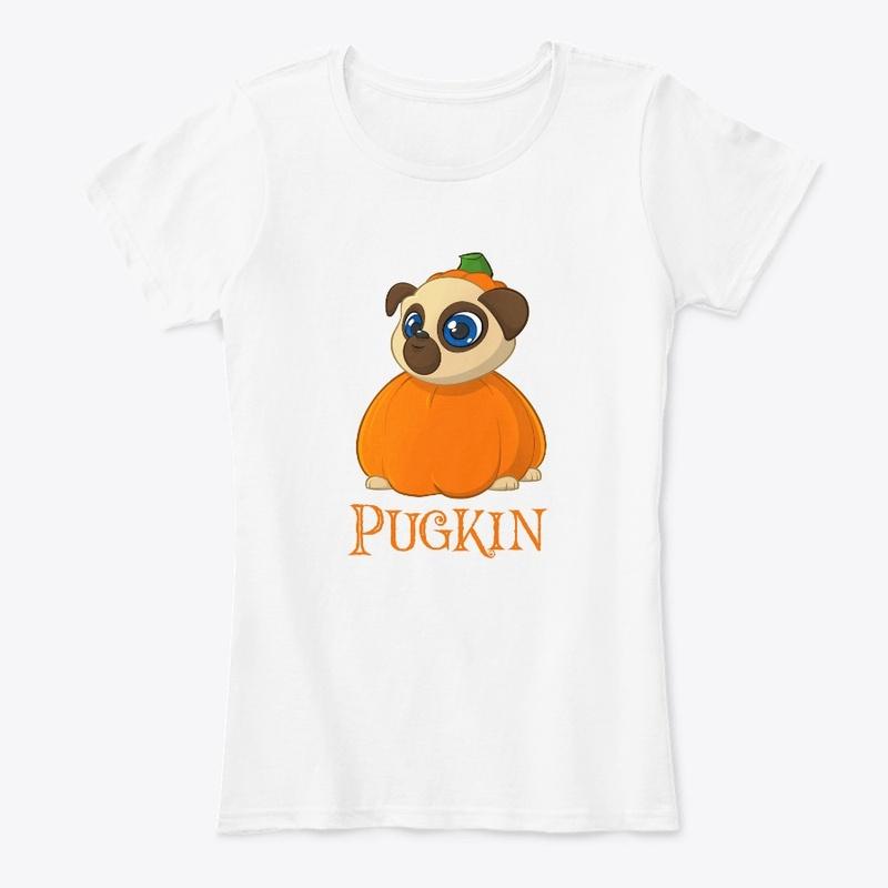 Pug Pumpkin Kawaii 90's Halloween Pugkin